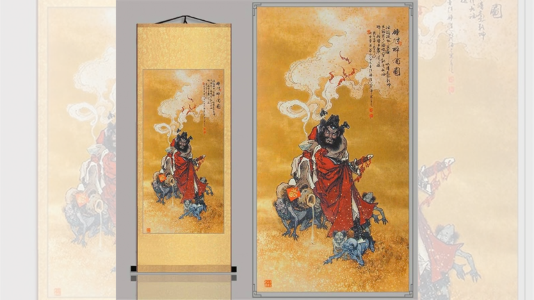 Who is Zhong Kui in Chinese mythology - classical painting of the Ghost King and Demon Queller