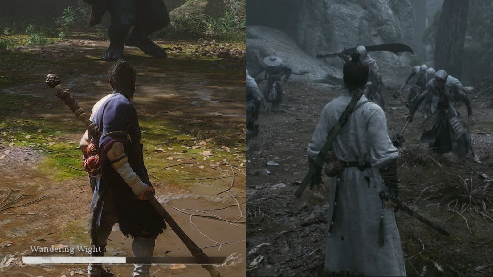 Wukong Staff Stance vs Zhong Kui Seven-Star Sword comparison