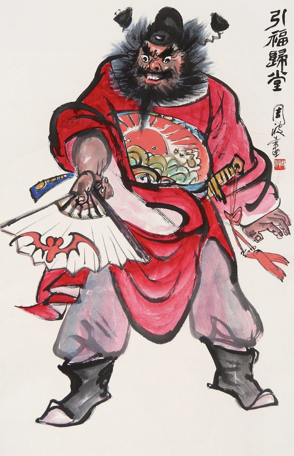 Traditional Zhong Kui Folk Art