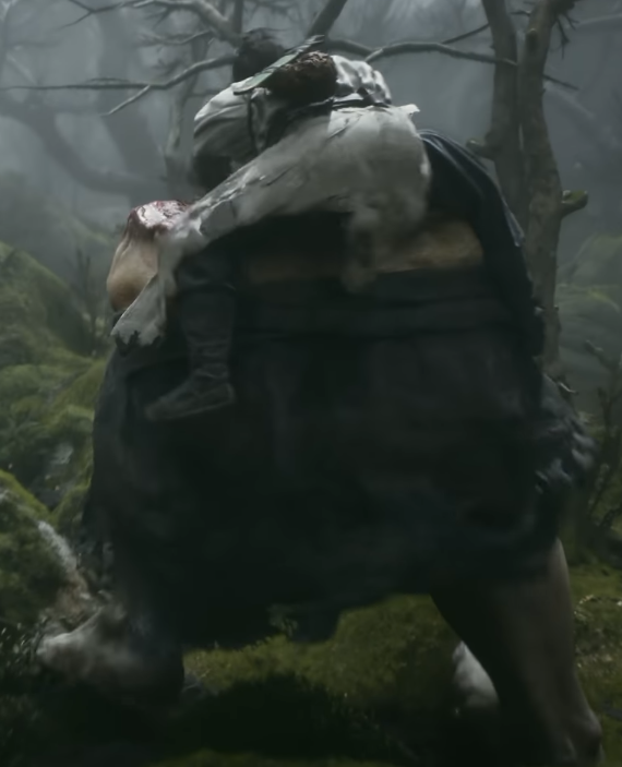 Zhong Kui Riding Two-Legged Underworld Demon Mount